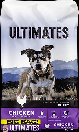 Ultimates Puppy Chicken Meal & Rice Flavored Dry Dog Food
